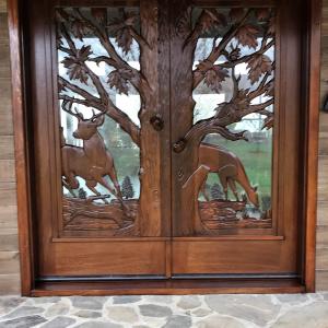 Deer Double Doors After